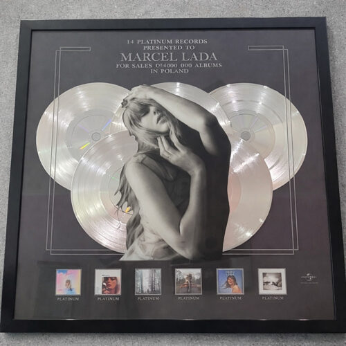 14 Platinum Records – Taylor Swift – Golden Records Poland