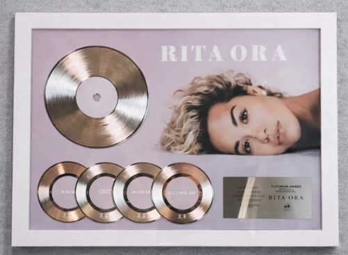 4x Platinum Award – Rita Ora – Golden Records Poland