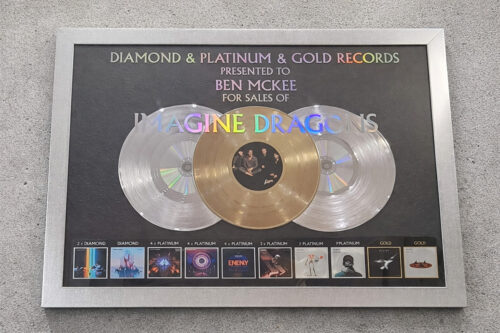 Diamond and Platinum and Gold Records – Imagine Dragons – Golden Records Poland