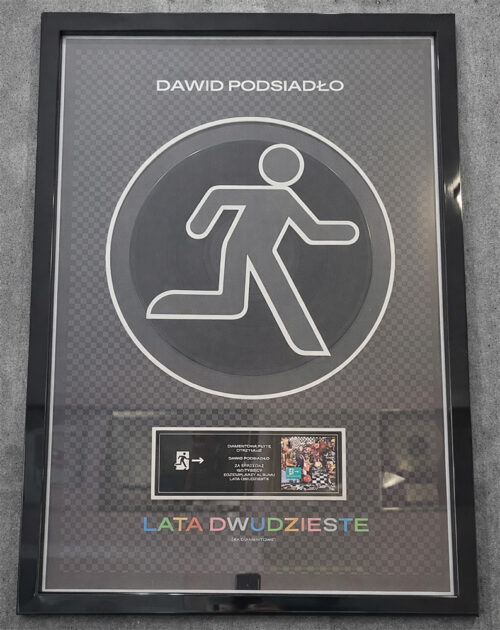 Diamond Record – Dawid Podsiadlo – Lata Dwudzieste – Golden Records Poland
