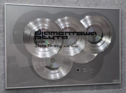 Diamond Record – Mr. Polska – Zlote Tarasy single – Golden Records Poland