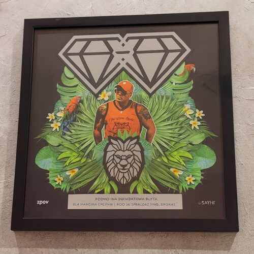 Double Diamond Record – Brokat single – Golden Records Poland