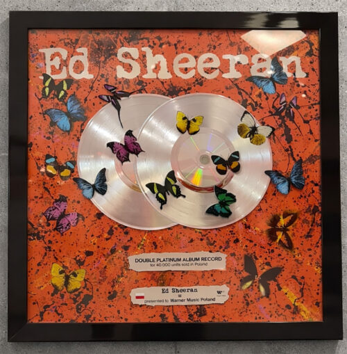 Double Platinum Album Record – Ed Sheeran – Warner Music Poland – Golden Records Poland
