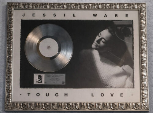 Double Platinum Award – Jessie Ware – Tough Love – Golden Records Poland