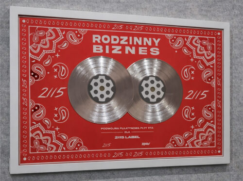 Double Platinum Record – 2115 – Rodzinny Biznes – Golden Records Poland