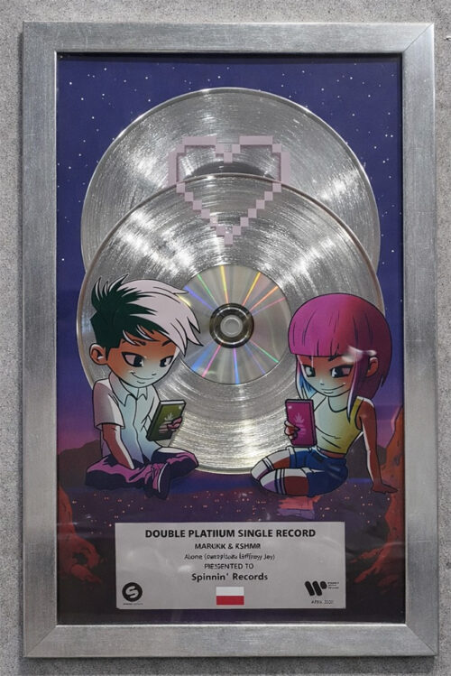 Double Platinum Single Record – Marukk and KSHMR – Alone feat. Laffey Joy – Golden Records Poland