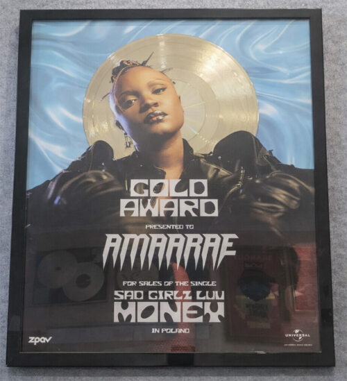 Gold Award – Amaarae – Sad Girlz Luv Money – Golden Records Poland