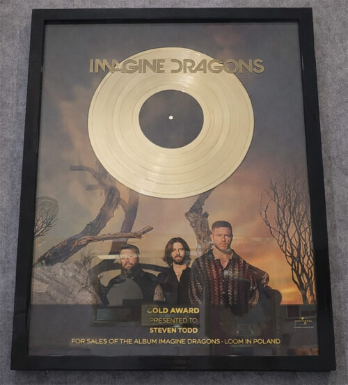 Gold Award – Imagine Dragons – Loom – Golden Records Poland