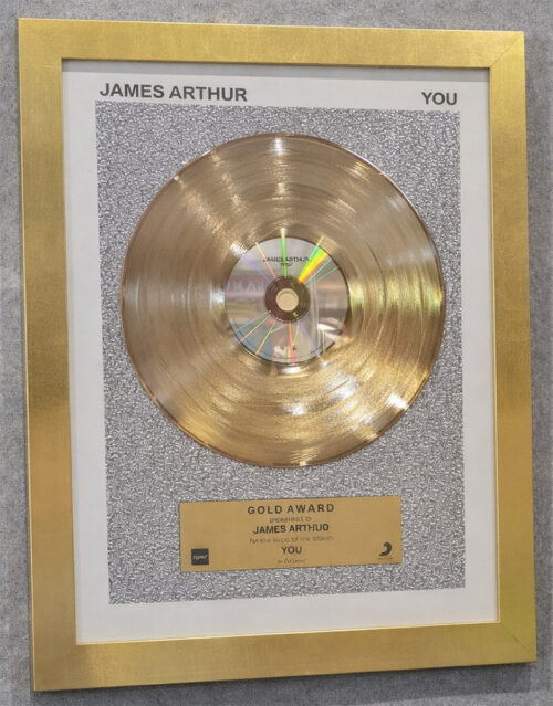 Gold Award – James Arthur – You – Golden Records Poland