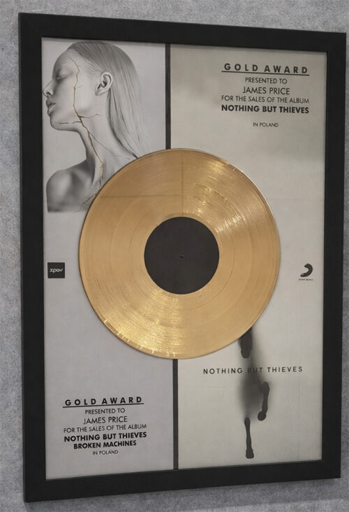 Gold Award – Nothing But Thieves – Broken Machine – Golden Records Poland