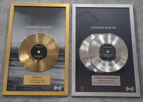 Gold Disc and Double Platinum Award – Cigarettes After Sex – Golden Records Poland