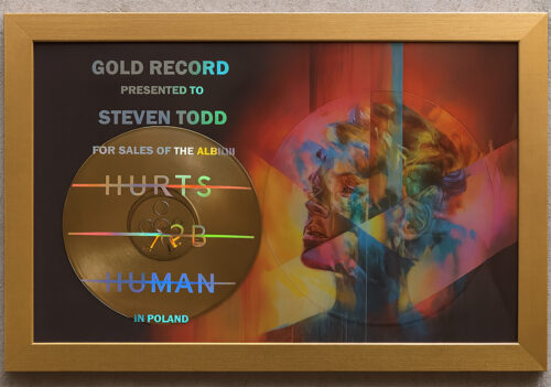 Gold Record – Hurts – Human – Golden Records Poland