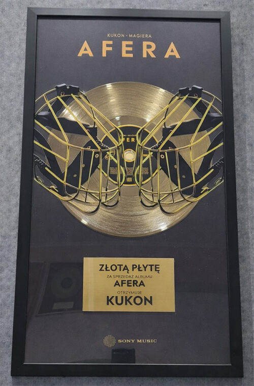Gold Record – Kukon – Afera (Kukon x Magiera) – Sony Music – Golden Records Poland