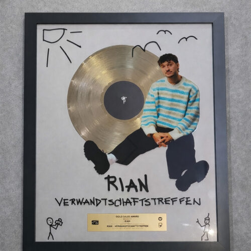 Gold Sales Award – Rian – Verwandtschaftstreffen – Golden Records Poland