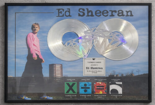 Platinum and Diamond Award – Ed Sheeran – Golden Records Poland