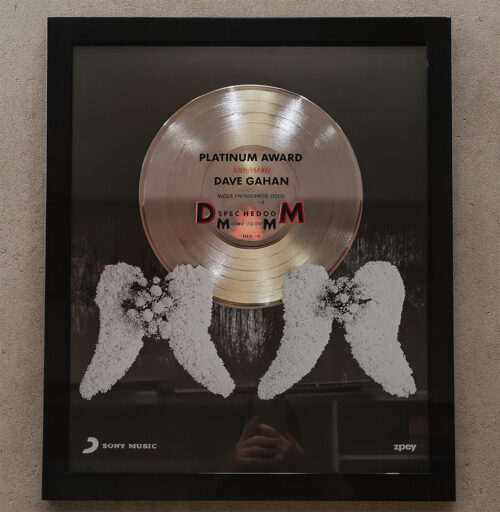 Platinum Award – Dave Gahan – Sony Music – Golden Records Poland