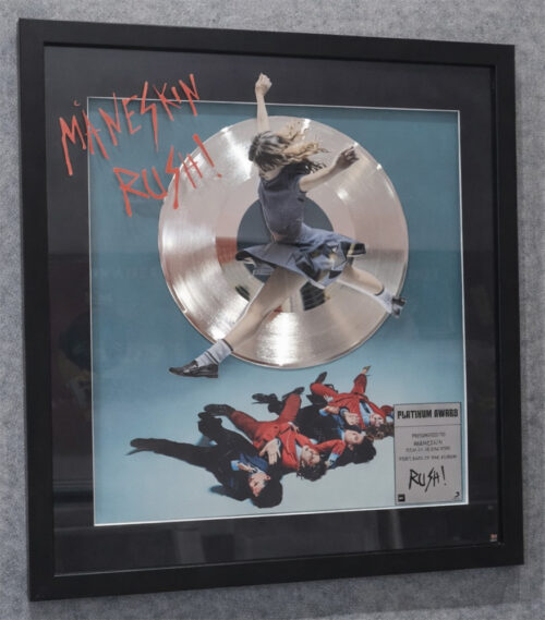 Platinum Award – Maneskin – Rush – Golden Records Poland