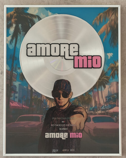Platinum Record – Amore Mio – Golden Records Poland
