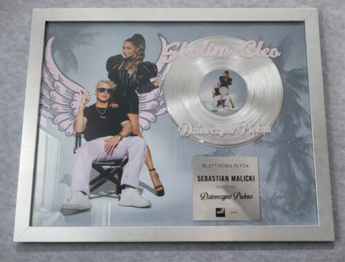 Platinum Record – Sebastian Malicki – Dziewczyno Piekna – Golden Records Poland