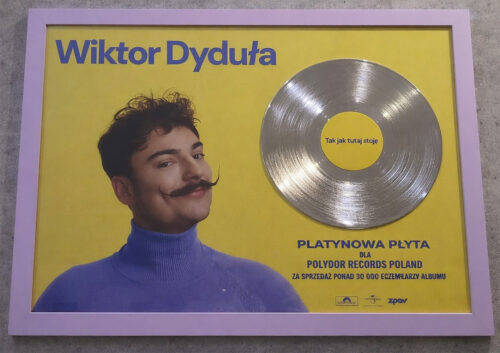 Platinum Record – Wiktor Dydula – Tak jak tutaj stoje – Polydor Records Poland – Golden Records Poland