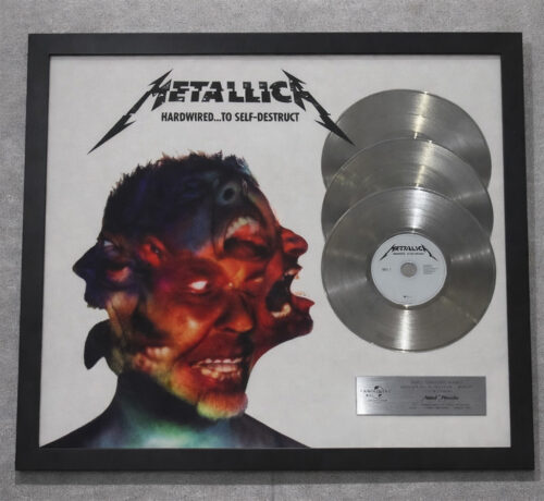 Triple Platinum Award – Metallica – Hardwired To Self-Destruct – Golden Records Poland