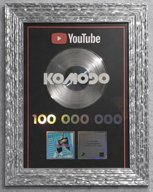 YouTube 100 000 000 Views – Komodo – ZPAV – Golden Records Poland